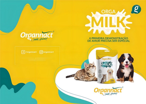 Suplemento Orgamilk Leite Cães/gatos Filhotes - 300g
