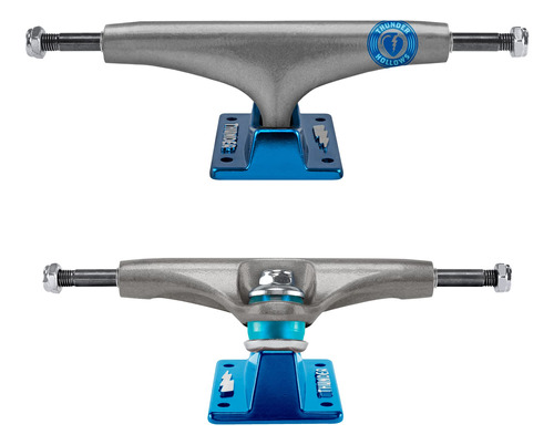 Thunder Skateboard Trucks 148 Luz Hueca Cargada Azul Eje Par