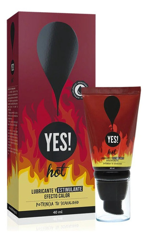 Lubricante Intimo Yes! Gel Estimulante Hot Pasión 40 Ml