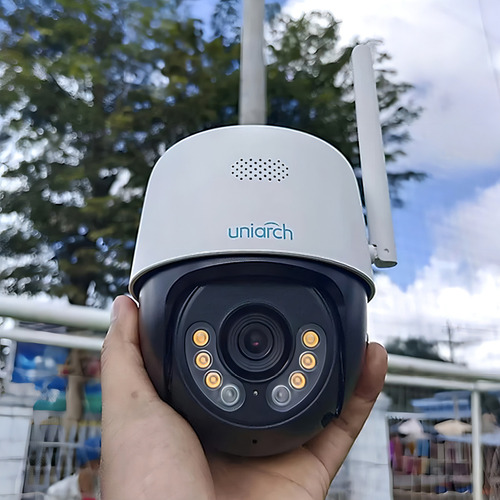 Camara Seguridad Wifi 3mp P/ Interiores Y Exteriores Con Giro Inclinacion Deteccion De Cuerpo Movimiento Y Audio Seguimiento Automático Visión Nocturna Hd