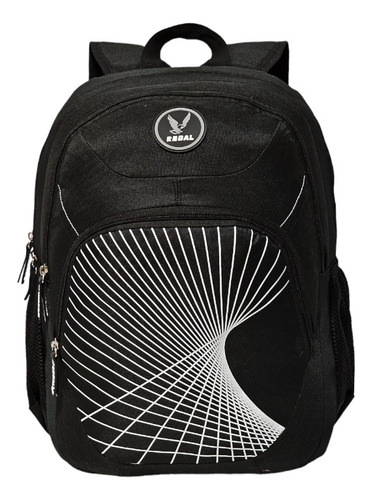 Mochila Juvenil Resistente Escolar Trabalho Universitária Cor Preta Desenho Do Tecido Lisa