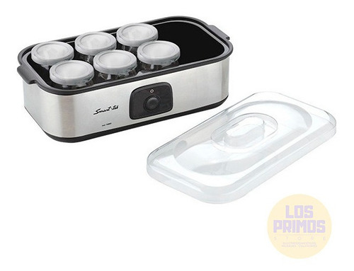 Yogurtera Exterior Acero Inox Frascos Vidrio Smart-tek Ym800