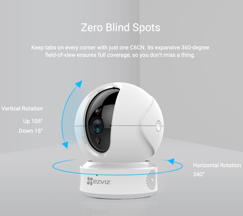 Camara Hikvision Ezviz Wifi Ptz Ezviz 360 + Micro + Altavoz