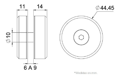 Conector De Vidrio A Vidrio 180° Para Cristal Sin Resaque