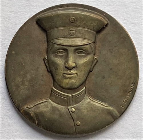 Imagen 1 de 3 de Medalla Ejército Escuela Militar 25 Años 1907 1932 - 27 Mm