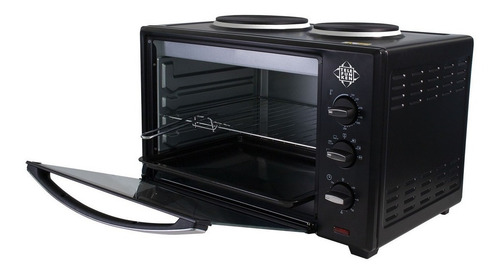 Imagen 2 de 4 de Horno De Mesa Eléctrico Telefunken Tf-e562ca 56l Negro 220v