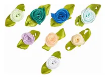 Comprar Flores Artificiales De Tela Rococo Con Raso 1 Cm X 50 U
