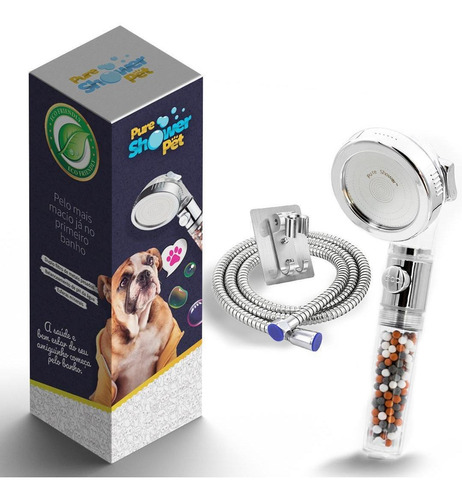 Chuveiro Ducha Petshop Para Banho Pure Shower Pet Completo