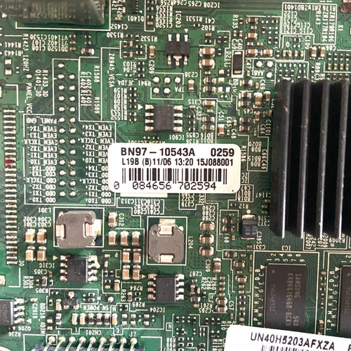 Imagen 4 de 4 de Tarjeta Main Samsung Bn94-10719a Bn97-10543a -un40h5203afxza