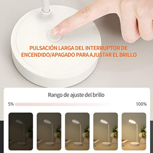 Y Lámpara De Escritorio Recargable Led El Cuidado De Los