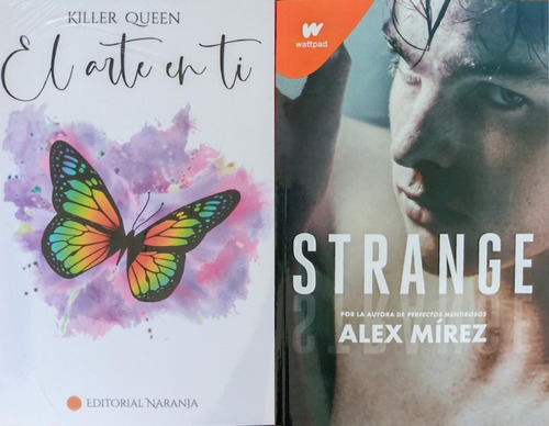 2 Libros El Arte En Ti Queen Naranja + Strange Mírez Montena