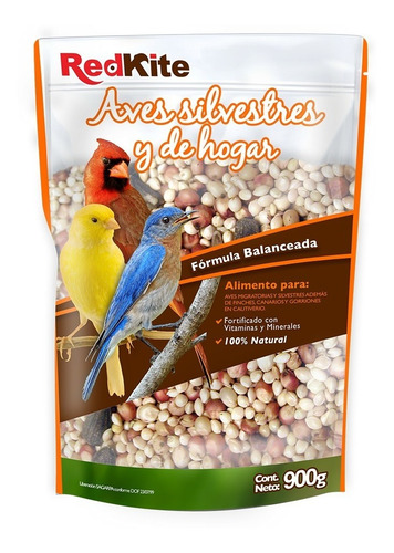 Imagen 1 de 4 de Alimento Para Aves Silvestres Mezcla Semillas 900 Gr Redkite