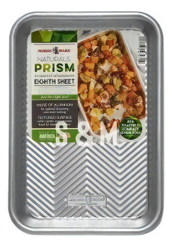 Placa Bandeja Para Horno Prism Eighth Sheet Nordic Ware Color Plateado
