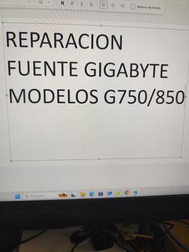 Reparacion De Fuente De Alimentacion Gigabyte G750/g850