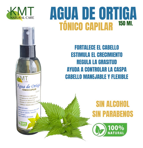 Agua De Ortiga Tonico Capilar 100% Natural Anticaida 