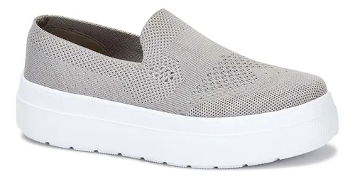 Tenis Confort Dr Scholl S Textil Acojinado Para Mujer Gris