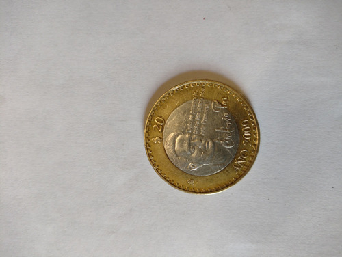 Moneda De 20 Pesos  Octavio Paz