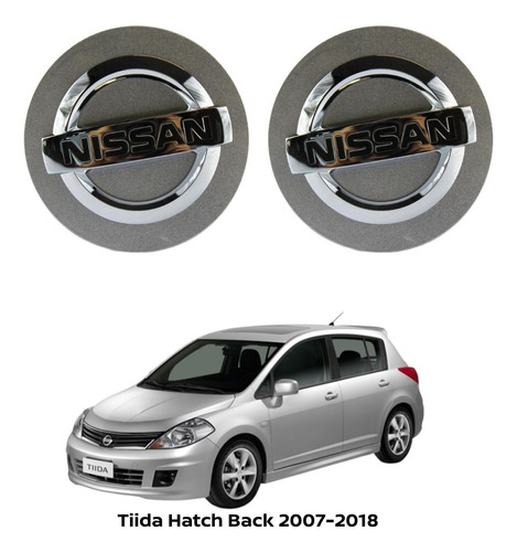 Tapón Rines De Lujo 2pz Tiida Hatchback 2015