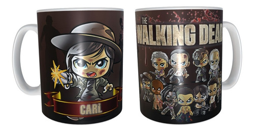 Imagen 3 de 10 de Mug Pocillo Taza The Walking Dead Personajes