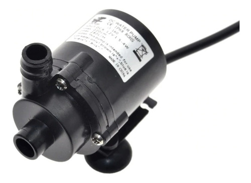 Imagen 2 de 5 de Bomba De Agua Brushless 280l/h 6-12vdc 1.8m Para Peceras