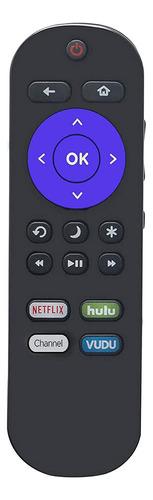 El Control Remoto Compatible Con Todos Los Hisense Roku Tv,