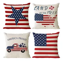 Comprar Yeeju Set De 4 Cubiertas De Almohada De Tiros Patrióticos 4