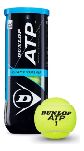 Tubo Pelotas Tenis Dunlop Champion All Court X3 Profesional