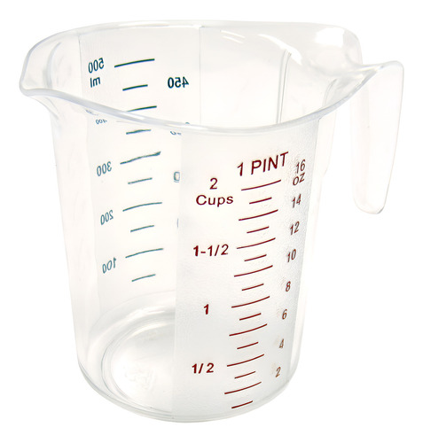 Taza Medidora 500 Ml Policarbonato Winco Pmcp-50