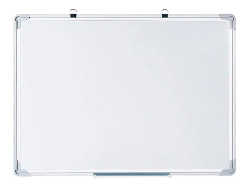 Imagen 1 de 8 de Pizarrón Pizarra Blanca Magnética Marco Metálico 70x100cm