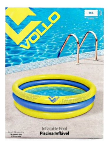 Piscina Inflável 95l - Vollo