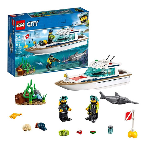 Lego City 60221 Gran Yate De Buceo 148 Pzs