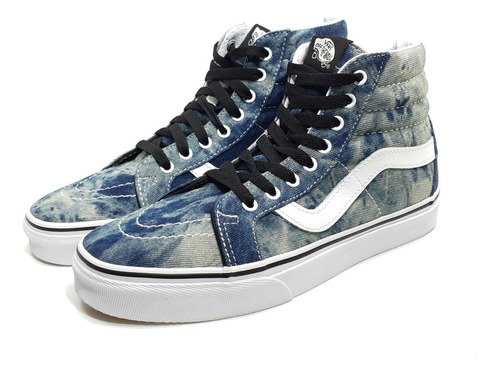 vans acid denim sk8 hi