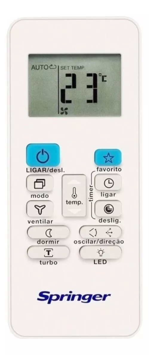 Terceira imagem para pesquisa de controle remoto ar condicionado carrier