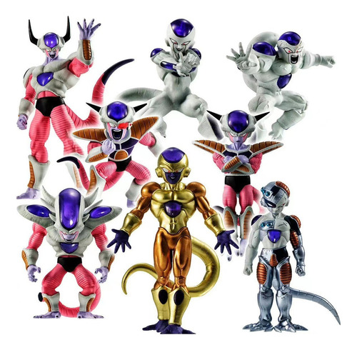 Juego De 8 Figuras De Acción De Dragon Ball Z Frieza Modelo