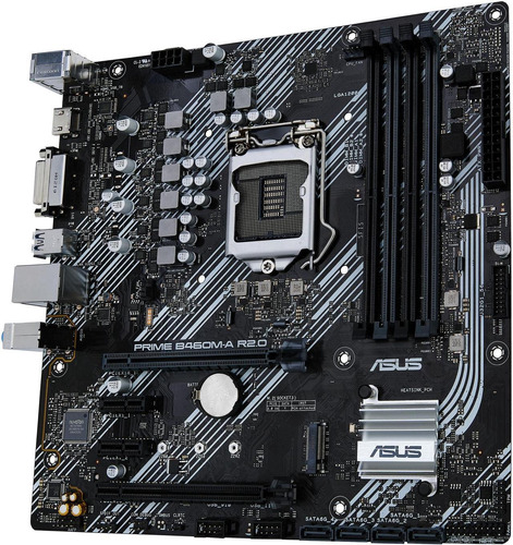 Mother Asus Prime B460m-a R2.0 Intel Lga 1200 10ma 11va Gen Marrón Oscuro