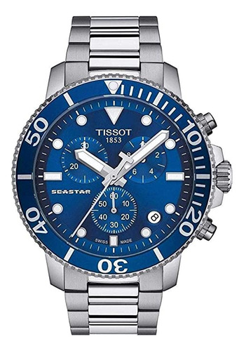 Tissot Mens Seastar 660/1000 Stainless Steel Casual Watch