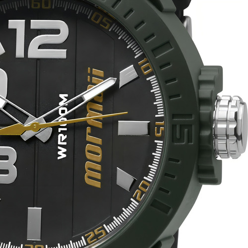 Relógio Mormaii Masculino Wave Mo2035id/8y Verde Oferta