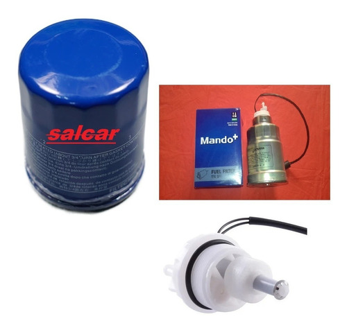 Kit Sensor+fltro Aceite+fltro Diesel Hyundai Terracan 2.5