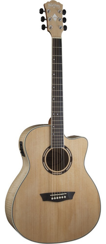 Guitarra acústica Washburn Apprentice AG40CE para diestros natural brillante