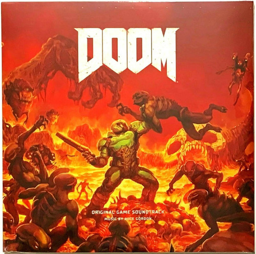 - Doom Game Soundtrack) - Limited Edition Red Translucent 2xlp Vinyl- Vinilo Versión Estándar 2016