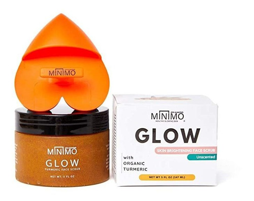 Minimo Glow - Exfoliante Facial De Cúrcuma Para Piel Radiant