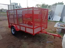 Comprar Remolque 800 Kilos Jaula Motos Cuatrimoto Podadora Tractor 