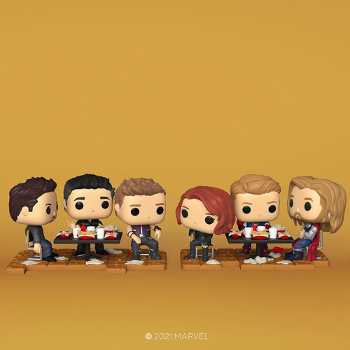 Set X 6 Funko Pop! Deluxe, Marvel: Avengers Victory Shawarma