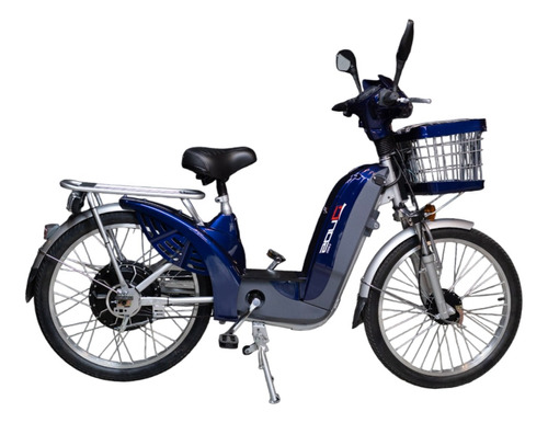 Bicicleta Elétrica Duos E-maxx 350w Confortável Adulto Azul