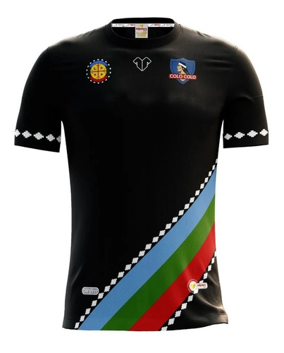 Imagen 1 de 2 de Camiseta Colo Colo Mapuche Mujer Diseño Original Mps
