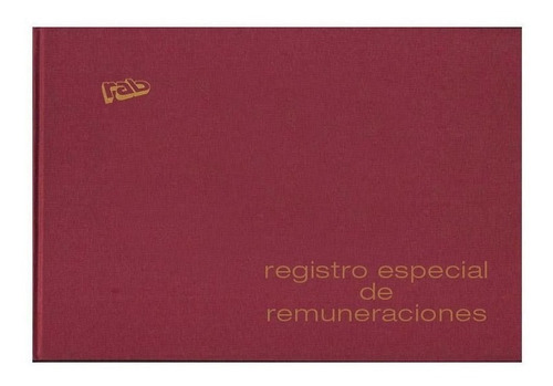 Libro Registro De Remuneracion Unico Rab (150068)