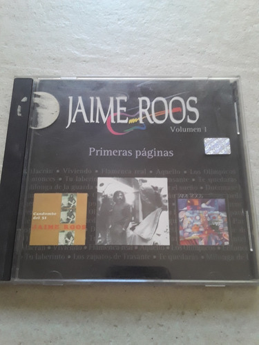 Jaime Roos - Primeras Páginas Vol 1 - Cd / Kktus