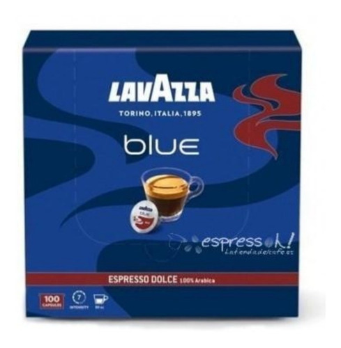 Capsulas De Cafe Lavazza Blue Espresso Dolce 8gr X100