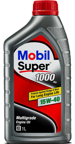 Aceite Para Motor 15w40 Super X1 Mobil 1l