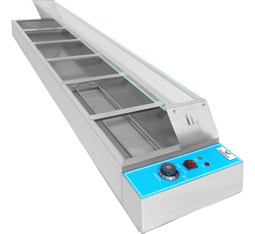Bufetera Baño Maria Chafer Electrico 6 Insertos Acero Inox